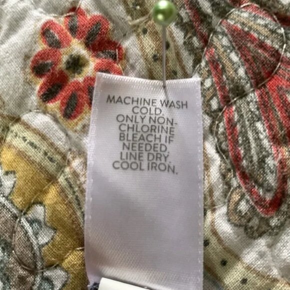 Purejill blue linen blend drawstrings pants L - Picture 8 of 11